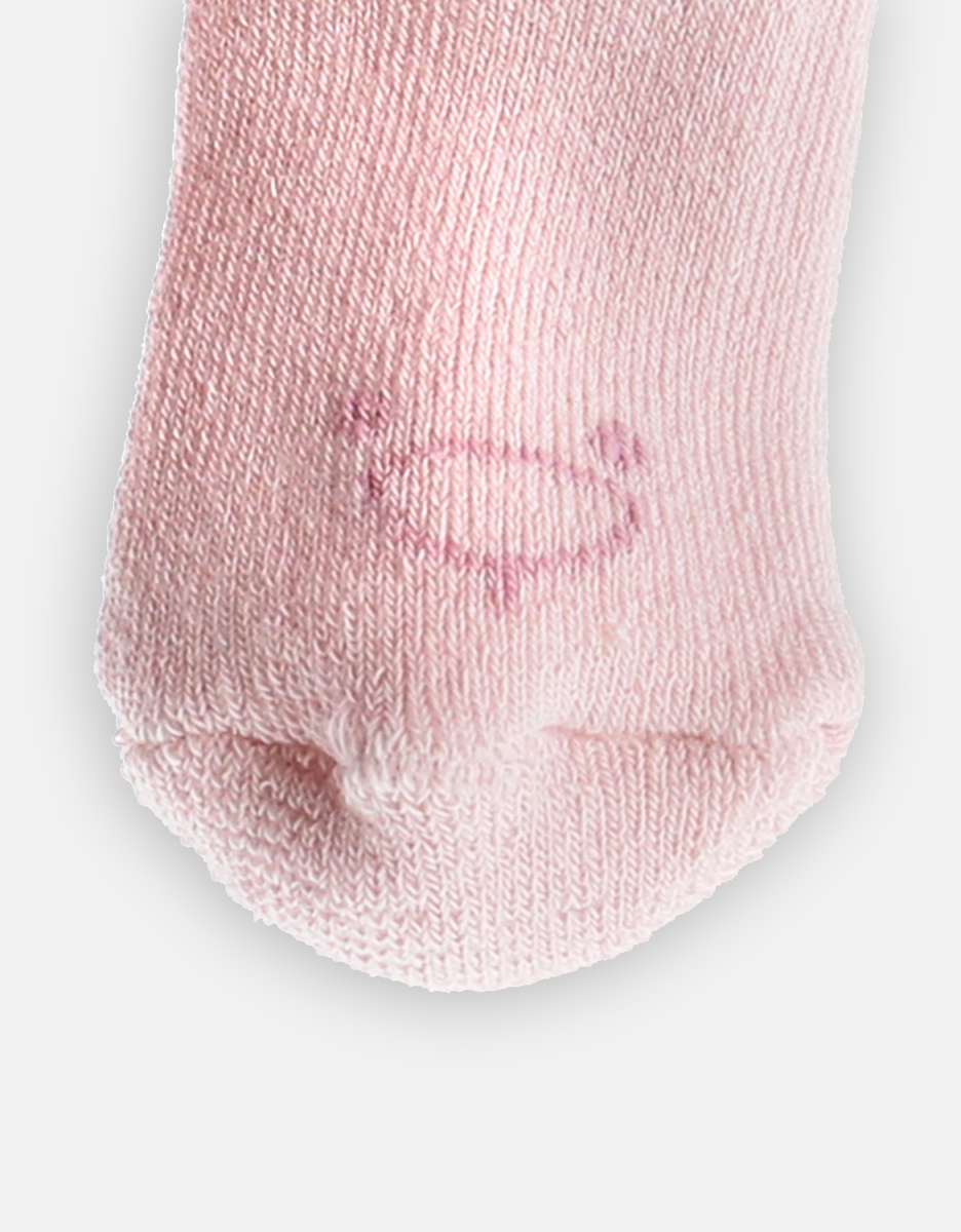 Foam socks box, light pink/beige