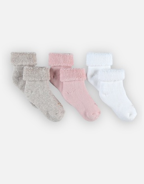 Foam socks box, light pink/beige