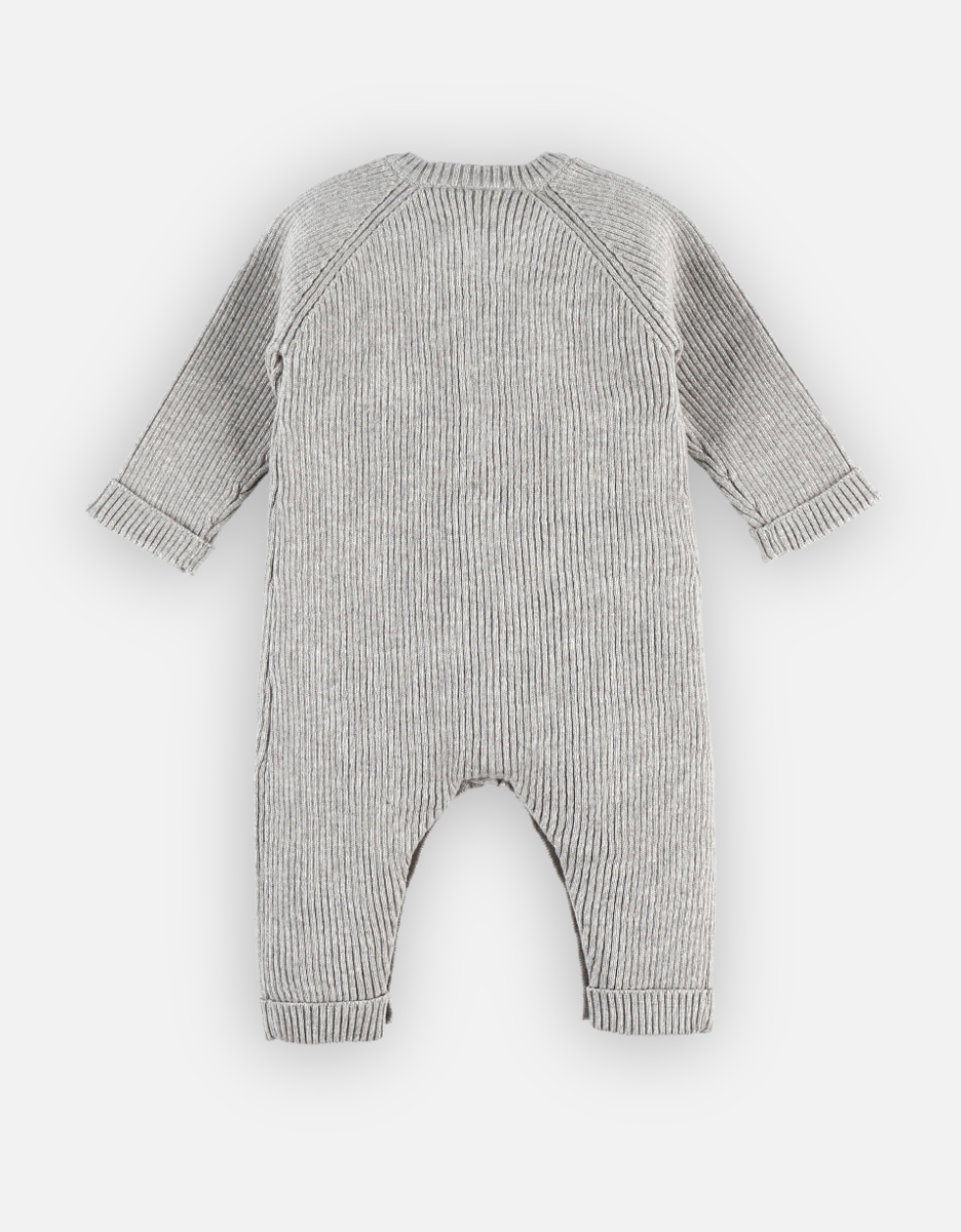 Knitted jumpsuit, grey
