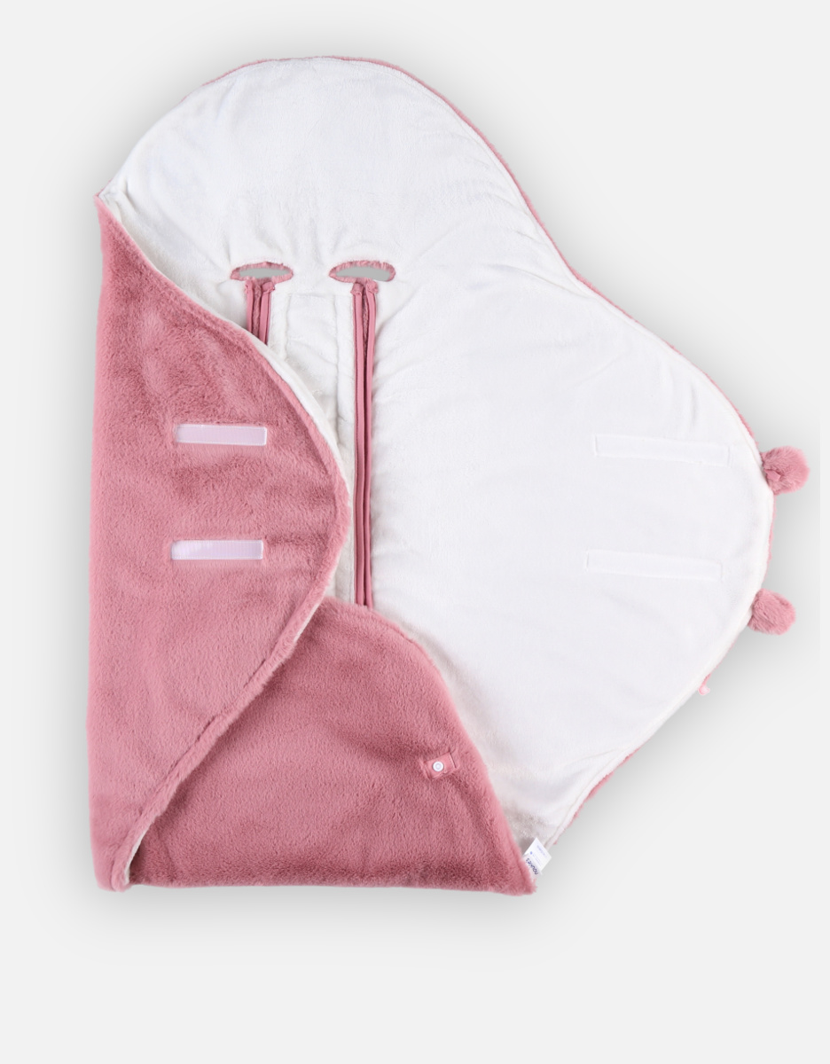 Couverture promenade Groloudoux®, rose