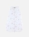 Quilted organic cotton muslin 70 cm sleeping bag, off-white