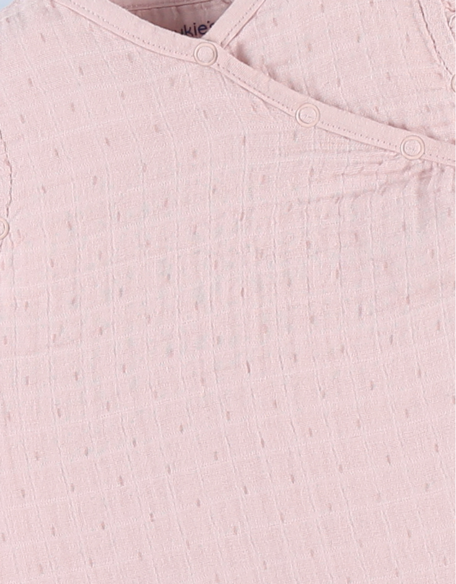 Gigoteuse 70 cm mousseline de coton BIO, rose clair