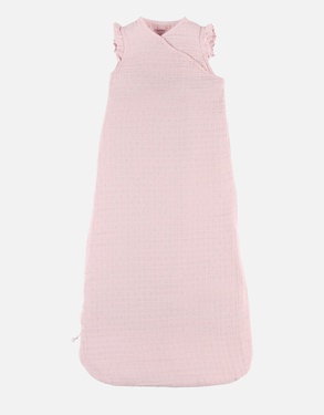 Gigoteuse 100 cm mousseline de coton BIO, rose clair