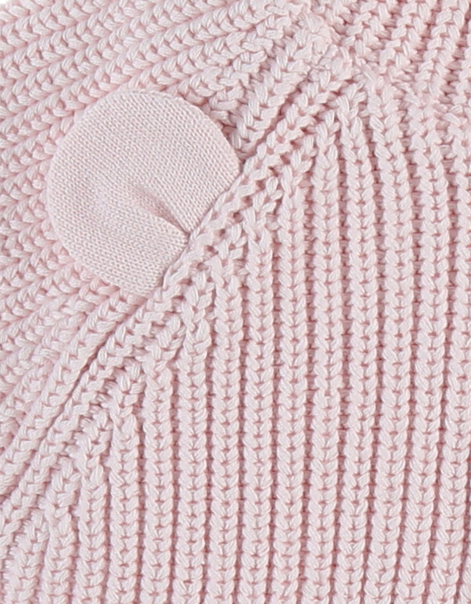 Knitted mantle, light pink