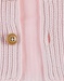 Mantelet en tricot, rose clair