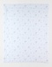 75 x 100 cm wafeljersey deken met savanneprint, ecru