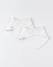 Set of 2 muslin and terrry dribble bibs, off-white