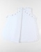 70 cm padded muslin sleeping bag with animal print, off-white