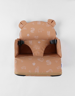 Waterproof booster seat, caramel