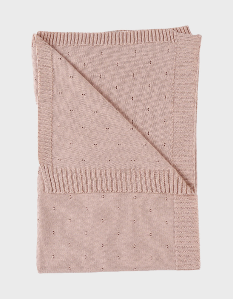 Couverture en tricot BIO 75x100cm
