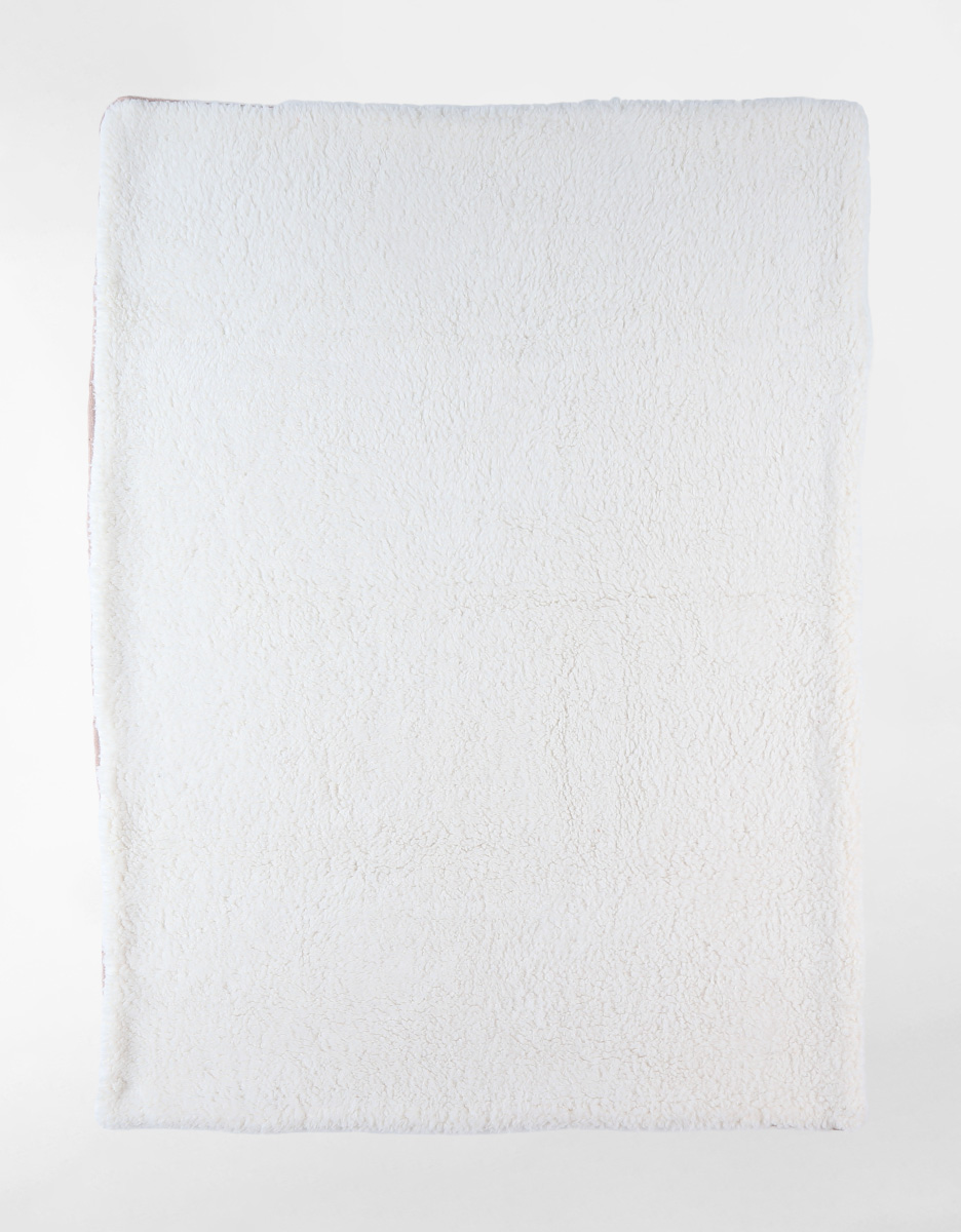 Couverture 75x100cm, Coton BIO/Sherpa