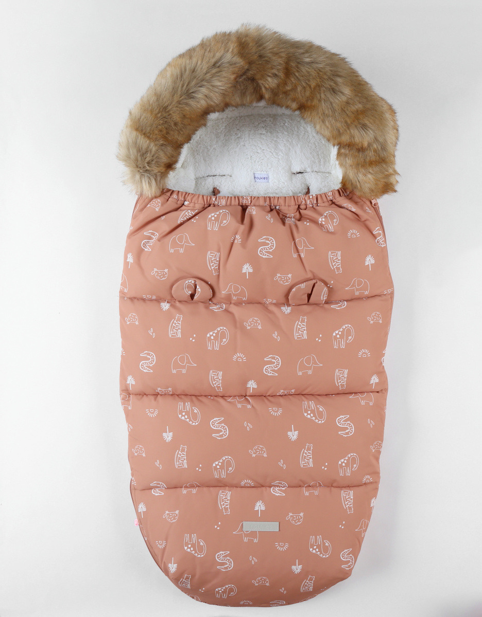 Water-repellent canvas footmuff