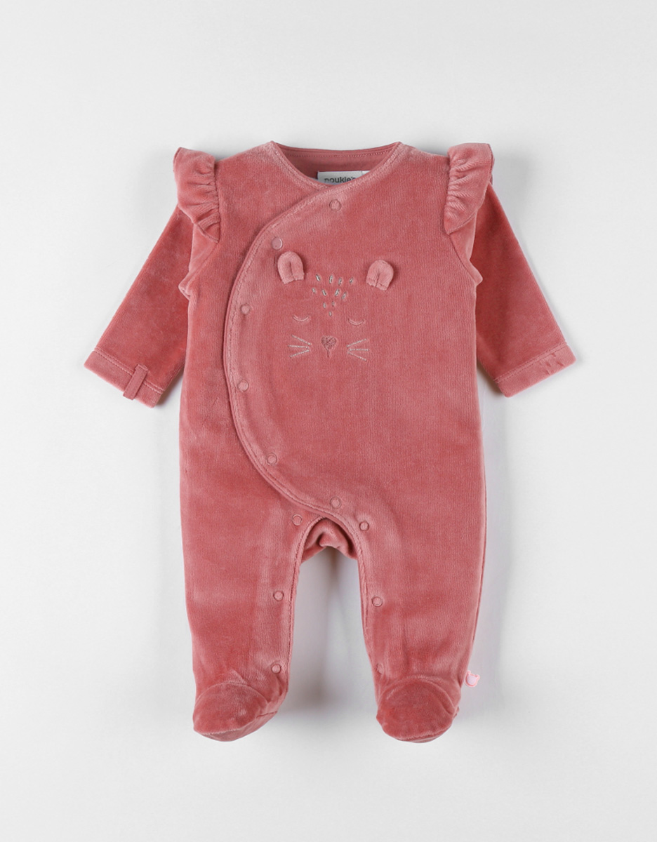 Corduroy fluwelen pyjama, jachtluipaard