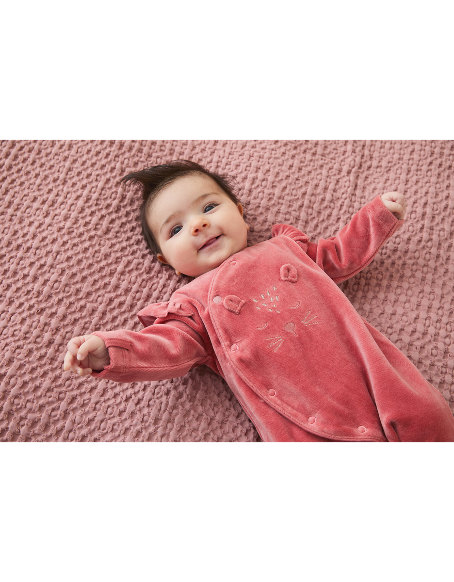 Corduroy fluwelen pyjama, jachtluipaard