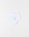 Set of 2 turtle bandana bibs in muslin and terry cloth, ecru