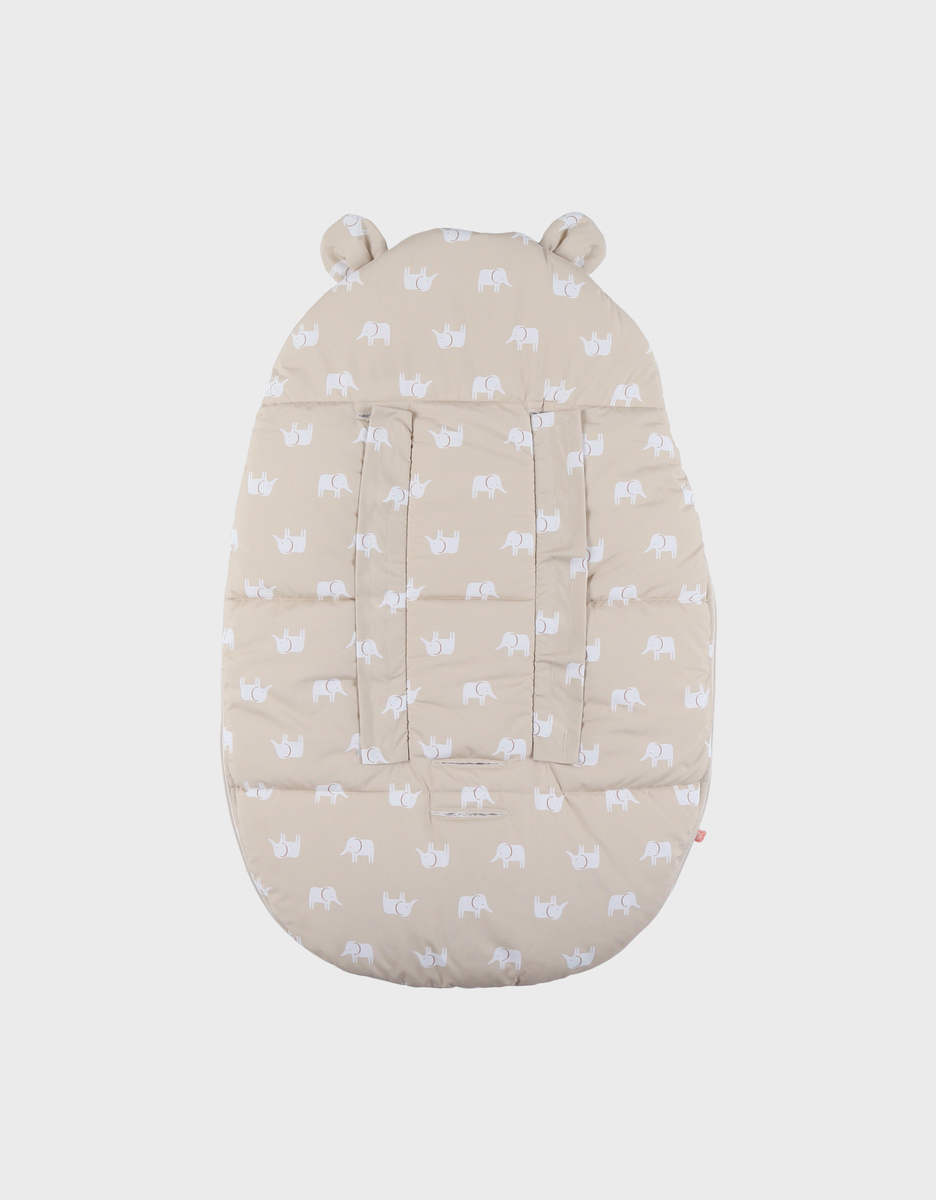 Water-repellent baby nest beige 80x50 cm
