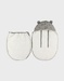 Water-repellent sherpa baby nest khaki 80x50 cm
