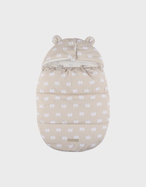 Waterafstotend baby nestje in beige 80x50 cm
