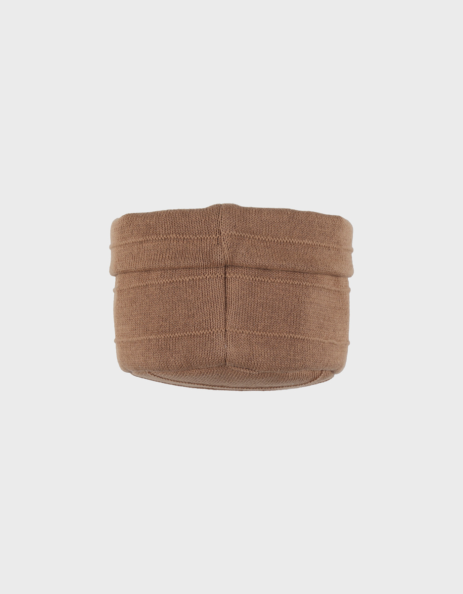 Organic coton beauty case, caramel
