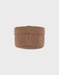 Organic coton beauty case, caramel