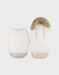 Chancelière déperlante beige motif éléphant 80x50 cm