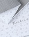 Couverture floral en mousseline de coton, blanc