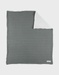 Couverture en coton bio kaki 75x100 cm