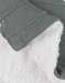 Couverture en coton bio kaki 75x100 cm