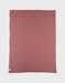 Couverture 75x100 cm en tricot bio rouge