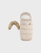 Water-repellent beige footmuff with elephant pattern 80x50 cm

