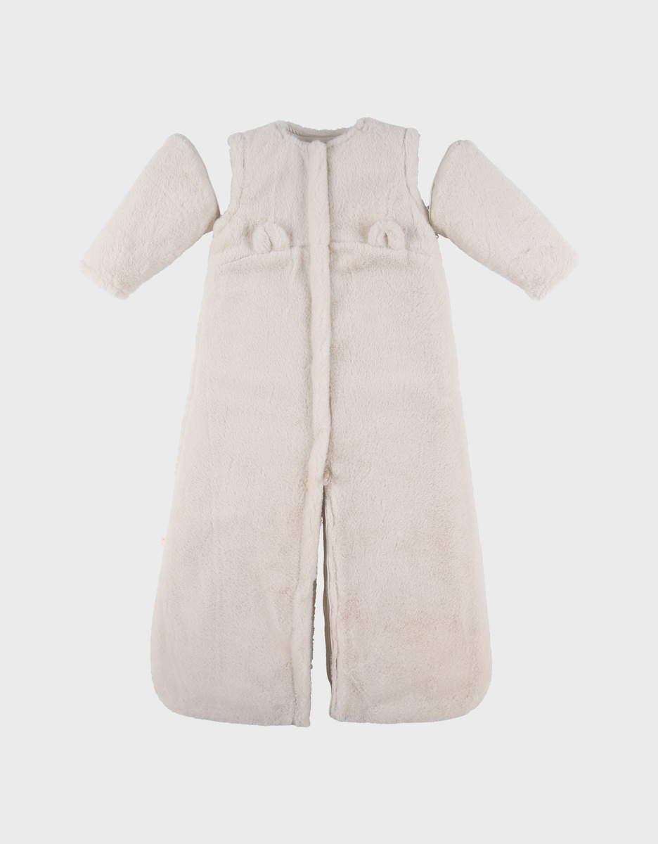 Gigoteuse en fausse fourrure beige 100 cm