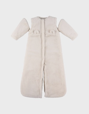 Gigoteuse en fausse fourrure beige 100 cm