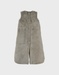 Gigoteuse en fausse fourrure kaki 100 cm