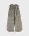 Gigoteuse en fausse fourrure kaki 100 cm