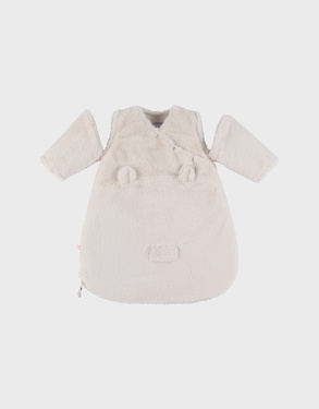 Gigoteuse en fausse fourrure beige 50 cm
