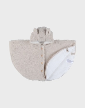 Poncho in Groloudoux® latte
