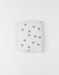 Health book cover in muslin, off-white