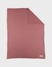 Red organic knit blanket 75x100 cm
