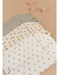 Nid d'ange, Mousseline de coton et jersey