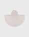 Beige faux fur poncho
