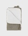 Khaki faux fur blanket 75x100 cm
