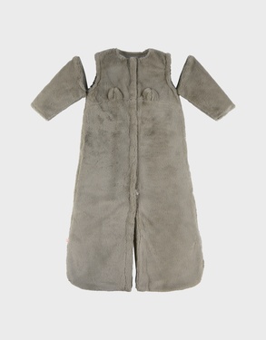 Khaki faux fur sleep sack 100 cm
