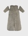 Khaki faux fur sleep sack 100 cm
