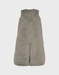 Khaki faux fur sleep sack 100 cm
