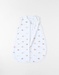 Sleeping bag 50 cm in muslin, white