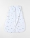 50 cm waffel jersey sleeping bag with dino print, off-white