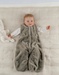 Khaki faux fur sleep sack 70 cm

