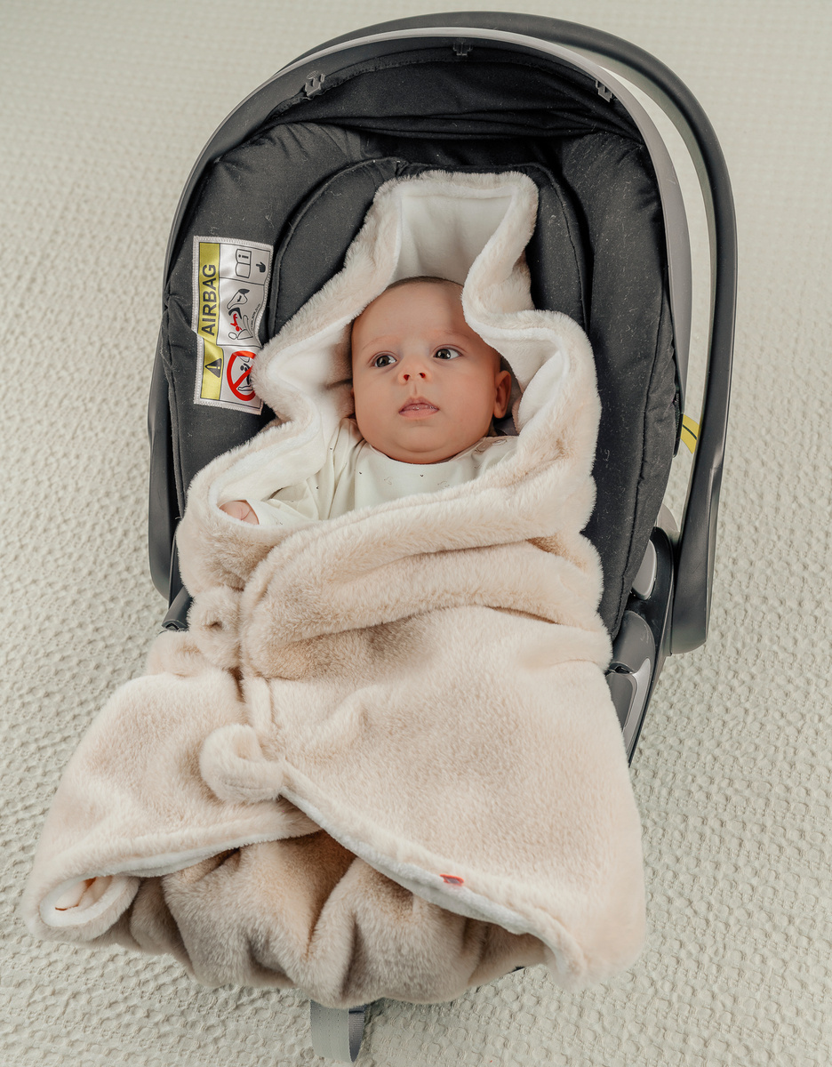 Sable faux fur outing blanket 65x45 cm  
