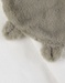 Khaki faux fur outing blanket 65x45 cm  

