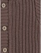 Knitted cardigan brown